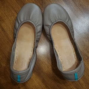 Tieks Tan Ballet Flats